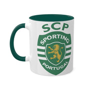 Sporting, mug, fan gear, football, club pride, official merch, limited edition, supporter, iconic, Portuguese team