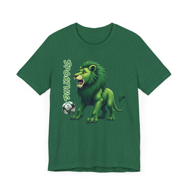 Sporting, T-shirt, fan gear, football, club pride, official merch, limited edition, supporter, iconic, Portuguese team