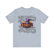 Halloween, T-shirt, spooky, costume, horror, themed, limited edition, festive, party, trick or treat, graphic design, scary, ghost, pumpkin, skeleton, witch