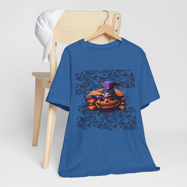 Halloween, T-shirt, spooky, costume, horror, themed, limited edition, festive, party, trick or treat, graphic design, scary, ghost, pumpkin, skeleton, witch