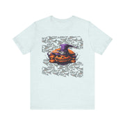 Halloween, T-shirt, spooky, costume, horror, themed, limited edition, festive, party, trick or treat, graphic design, scary, ghost, pumpkin, skeleton, witch