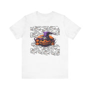 Halloween, T-shirt, spooky, costume, horror, themed, limited edition, festive, party, trick or treat, graphic design, scary, ghost, pumpkin, skeleton, witch