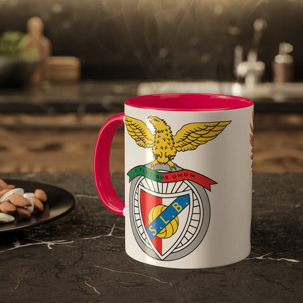 Benfica, mug, fan gear, football, club pride, official merch, limited edition, supporter, iconic, Portuguese team